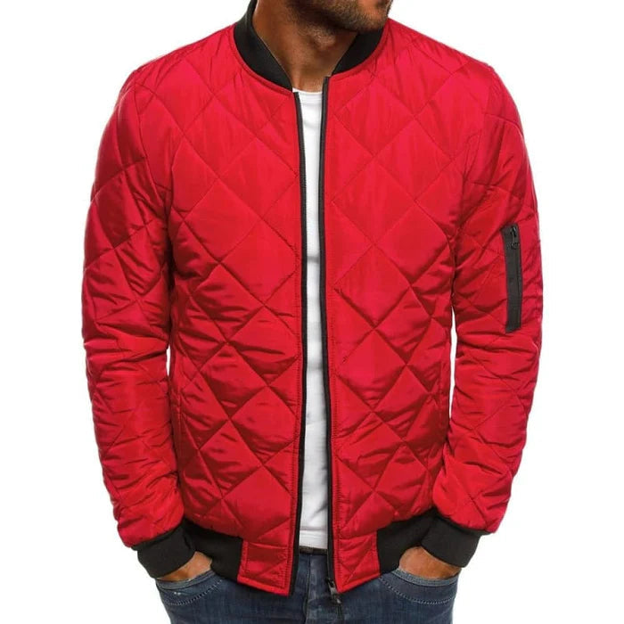 Men's Lined Winter Jacket HARTTMAN HT111 in Red