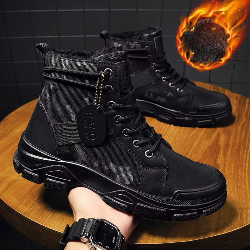 Men's Boots HARTTMAN HT037 in Black With Lining