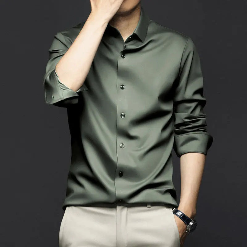 Men's Formal Shirt HARTTMAN HT422 in Green