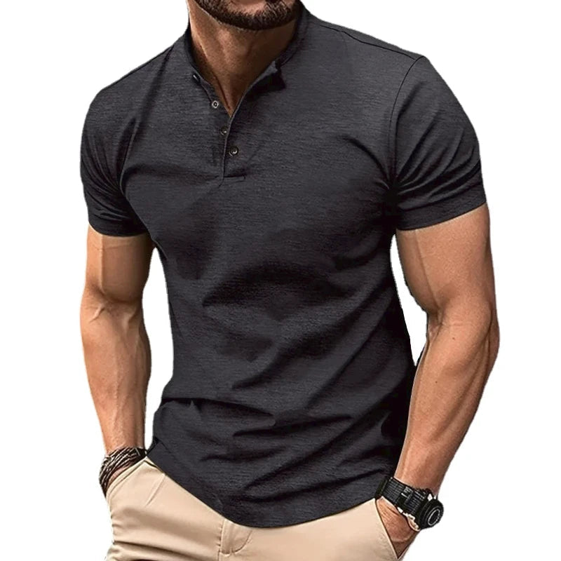 Men's Cotton Polo Shirt HARTTMAN HT105 in Black
