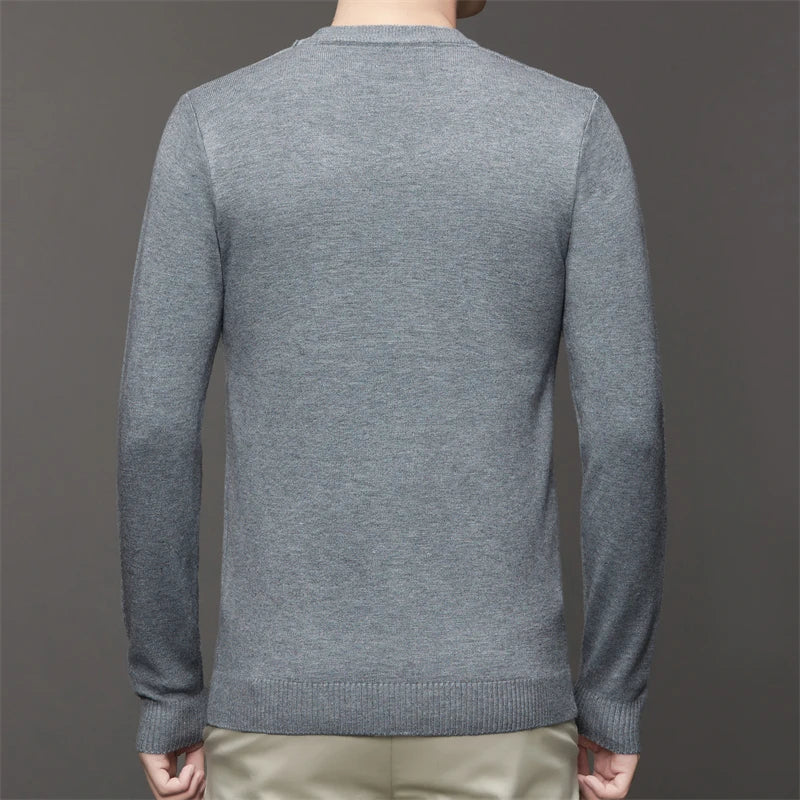 Men's Casual Round Neck Sweater HARTTMAN HT182