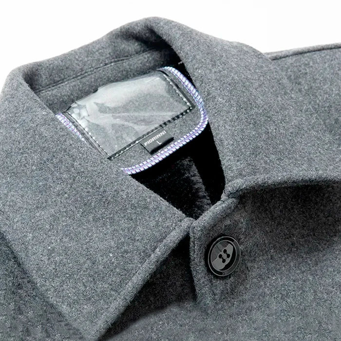 Men's Short Wool Overcoat HARTTMAN HT211
