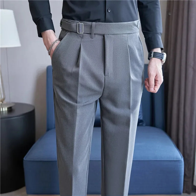 Men's Tailored Trousers HARTTMAN HT196 in Grey