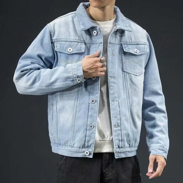 Men's Quilted Denim Jacket HARTTMAN HT094