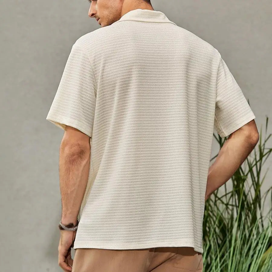 Men's Breathable Linen Shirt HARTTMAN HT344