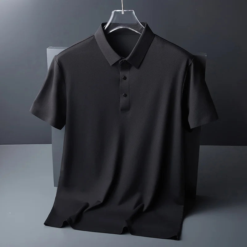 Men's Cotton Polo Shirt HARTTMAN HT117 in Black