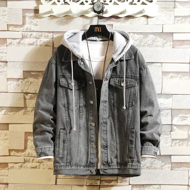 Men's Denim Jacket HARTTMAN HT141 in Grey