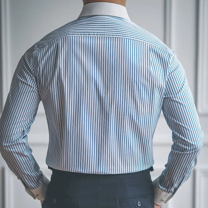 Men's Striped Formal Shirt HARTTMAN HT053