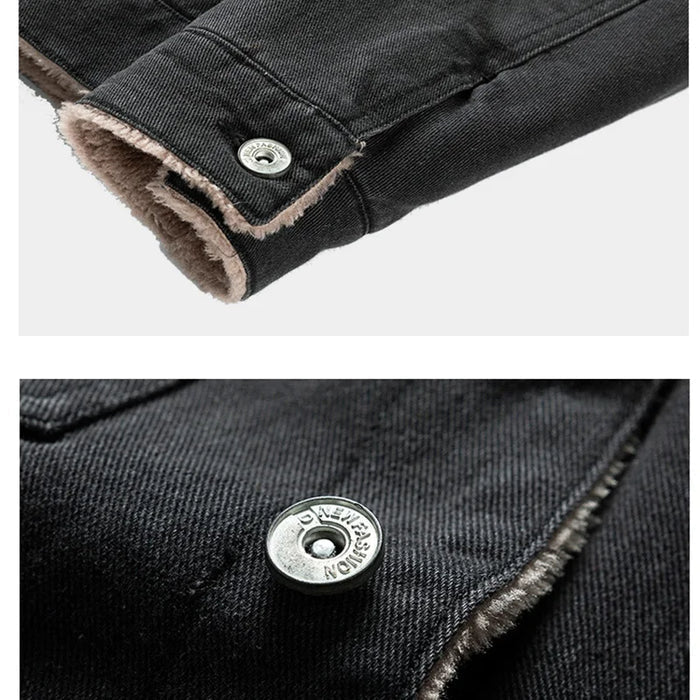 Men's Denim Jacket with Lined Interior HARTTMAN HT142