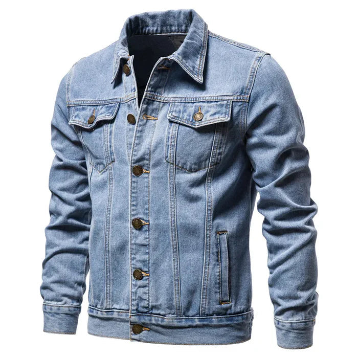 Men's Denim Jacket HARTTMAN HT135 in Light Blue