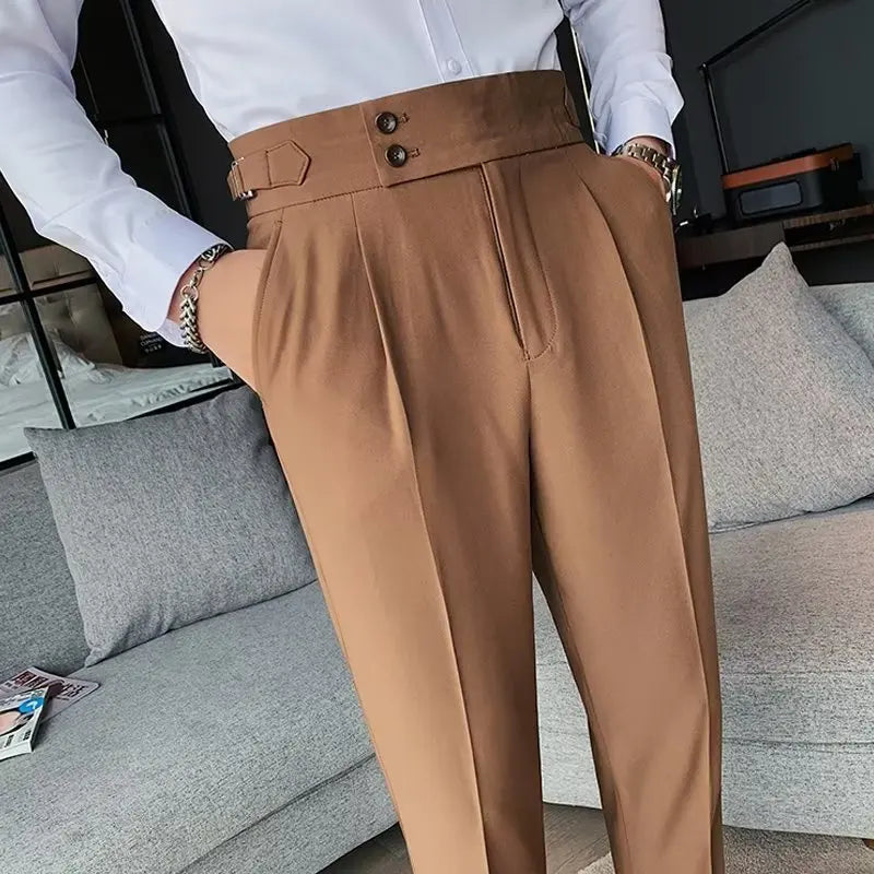 Men's Tailored Trousers HARTTMAN HT200 in Brown