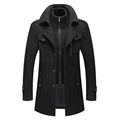 Men's Classic European Coat HARTTMAN HT116 in Black