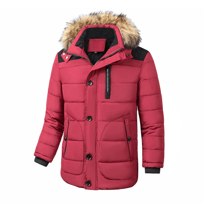 Men's Quilted Jacket HARTTMAN HT117 in Red