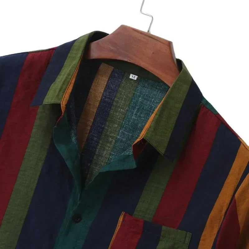 Men's Short Sleeve Button Up Shirt HARTTMAN HT081