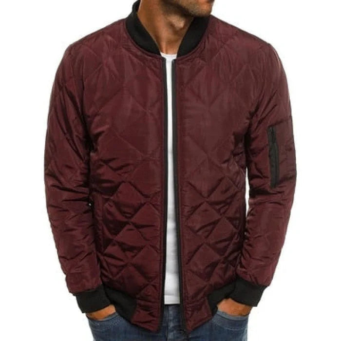 Men's Lined Winter Jacket HARTTMAN HT111 in Wine