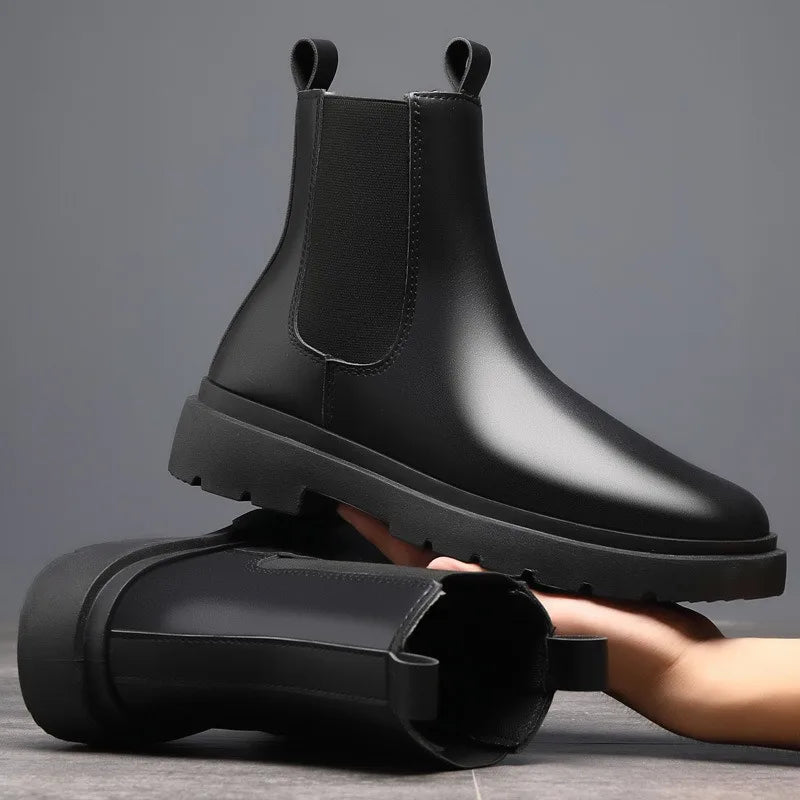 Men's Leather Chelsea Boots HARTTMAN HT032