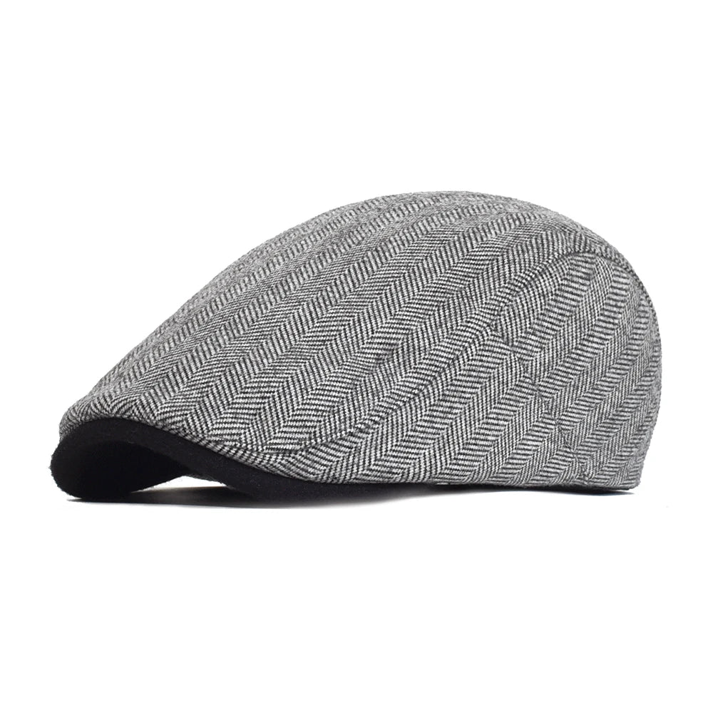 Men's Italian Flat Cap HARTTMAN HT021 in Grey
