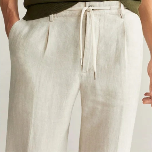 Men's Linen Trousers HARTTMAN HT343