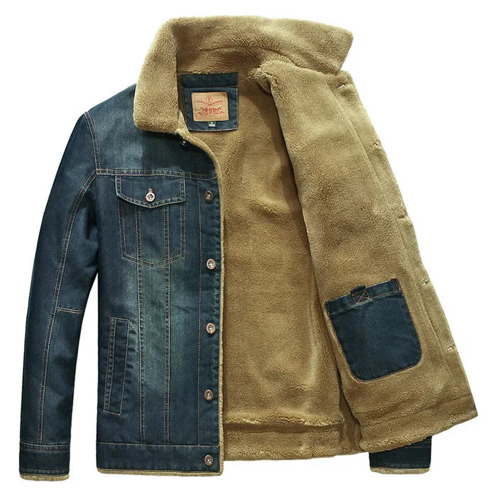 Men's Quilted Denim Jacket HARTTMAN HT136