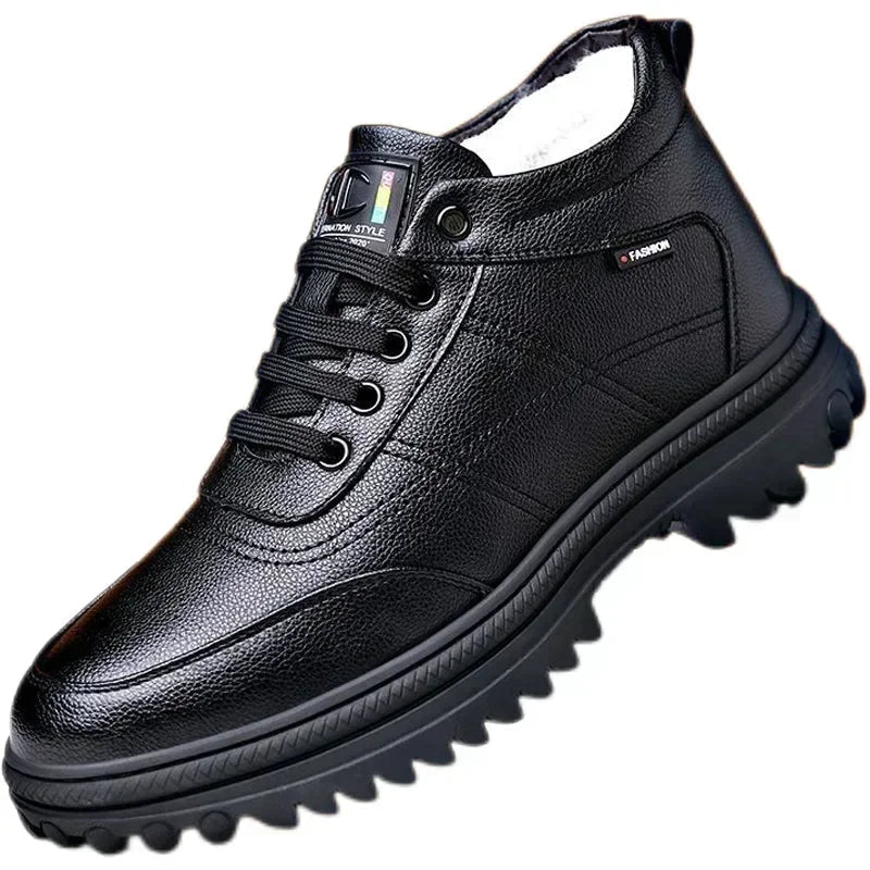 Men's Quilted Leather Boots HARTTMAN HT041