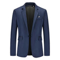 Men's Cotton Blazer HARTTMAN HT010 in Navy Blue