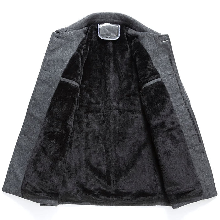 Men's Short Wool Overcoat HARTTMAN HT211