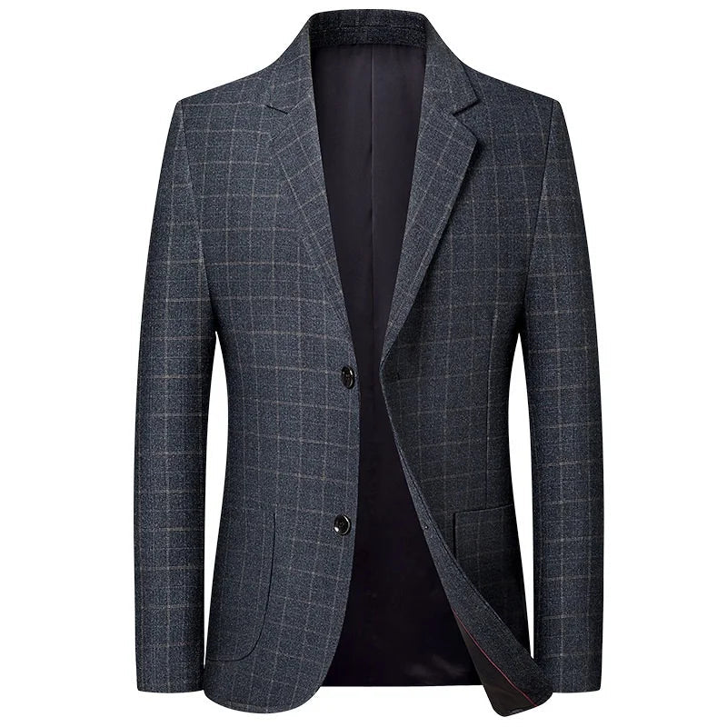 Men's Wool Blazer HARTTMAN HT350 in Dark Blue