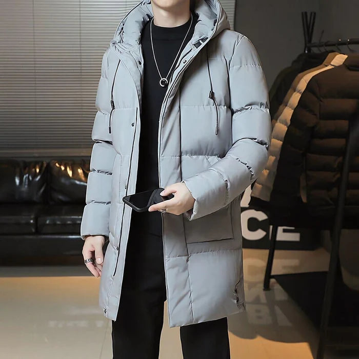 Men's Wool Puffer Overcoat HARTTMAN HT215
