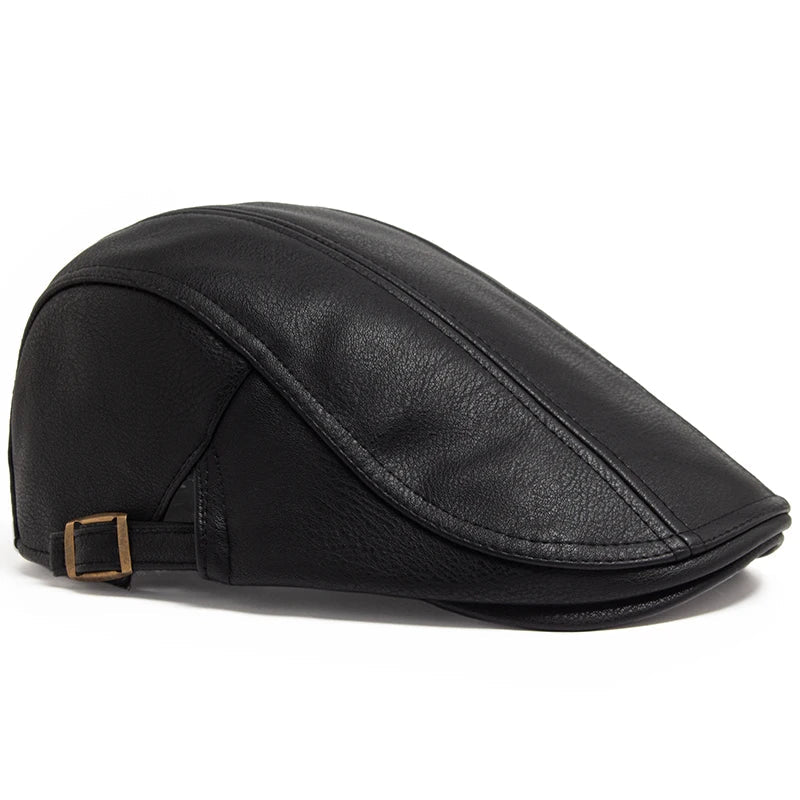 Men's English Leather Flat Cap HARTTMAN HT016