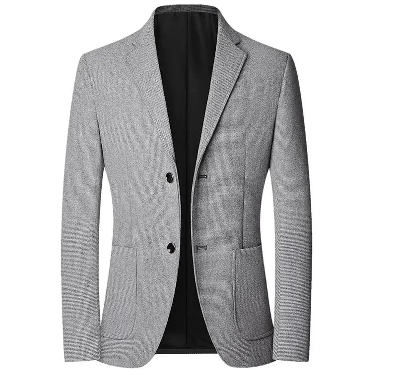 Men's Cotton Blazer HARTTMAN HT355 in Grey