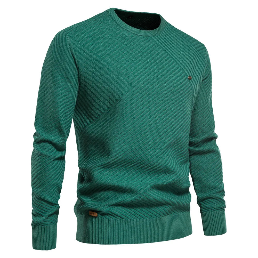 Men's Wool Sweater HARTTMAN HT175 in Green
