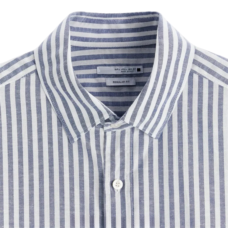 Men's Striped Linen Shirt HARTTMAN HT358