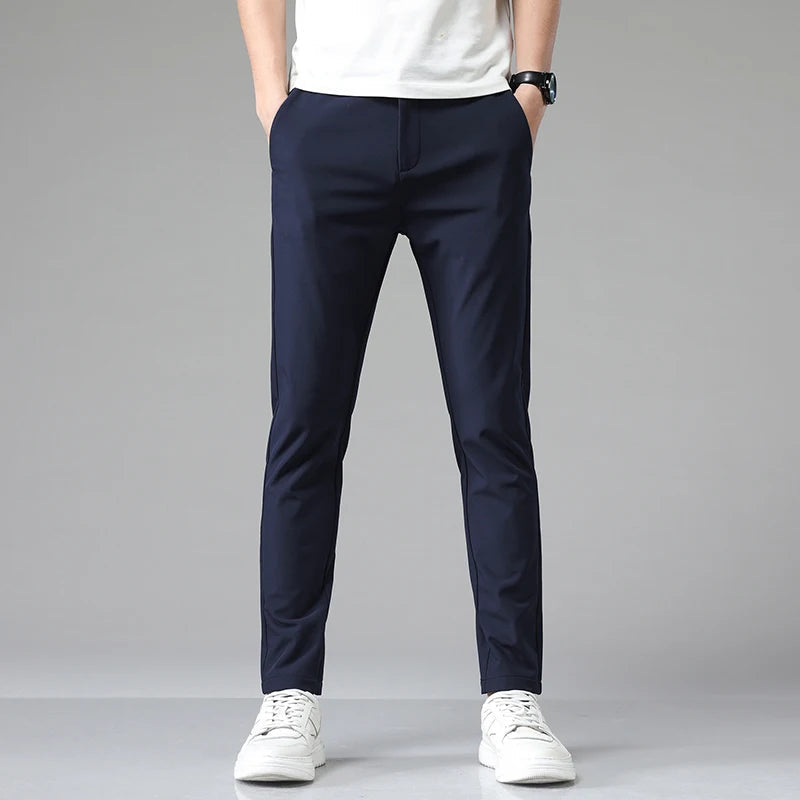 Men's Formal Trousers HARTTMAN HT067 in Navy Blue