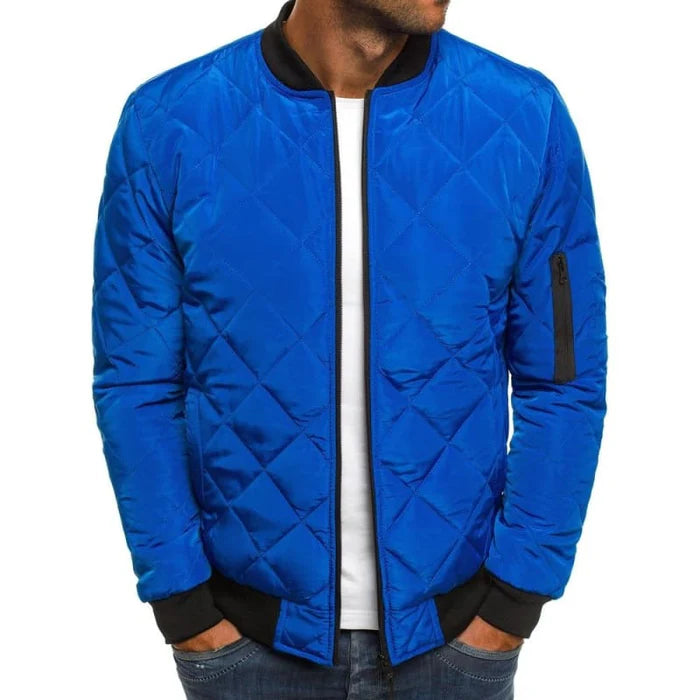 Men's Lined Winter Jacket HARTTMAN HT111 in Blue