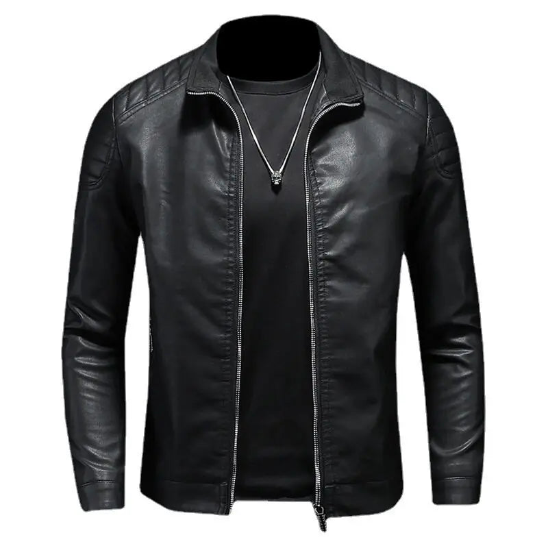 Men's Leather Biker Jacket HARTTMAN HT167