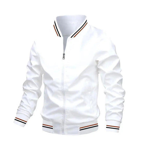 Men's Casual Jacket with Zips HARTTMAN HT039 in White