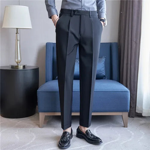 Men's Tailored Trousers HARTTMAN HT197 in Black