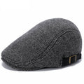 Men's Italian Cotton Flat Cap HARTTMAN HT033 in Grey