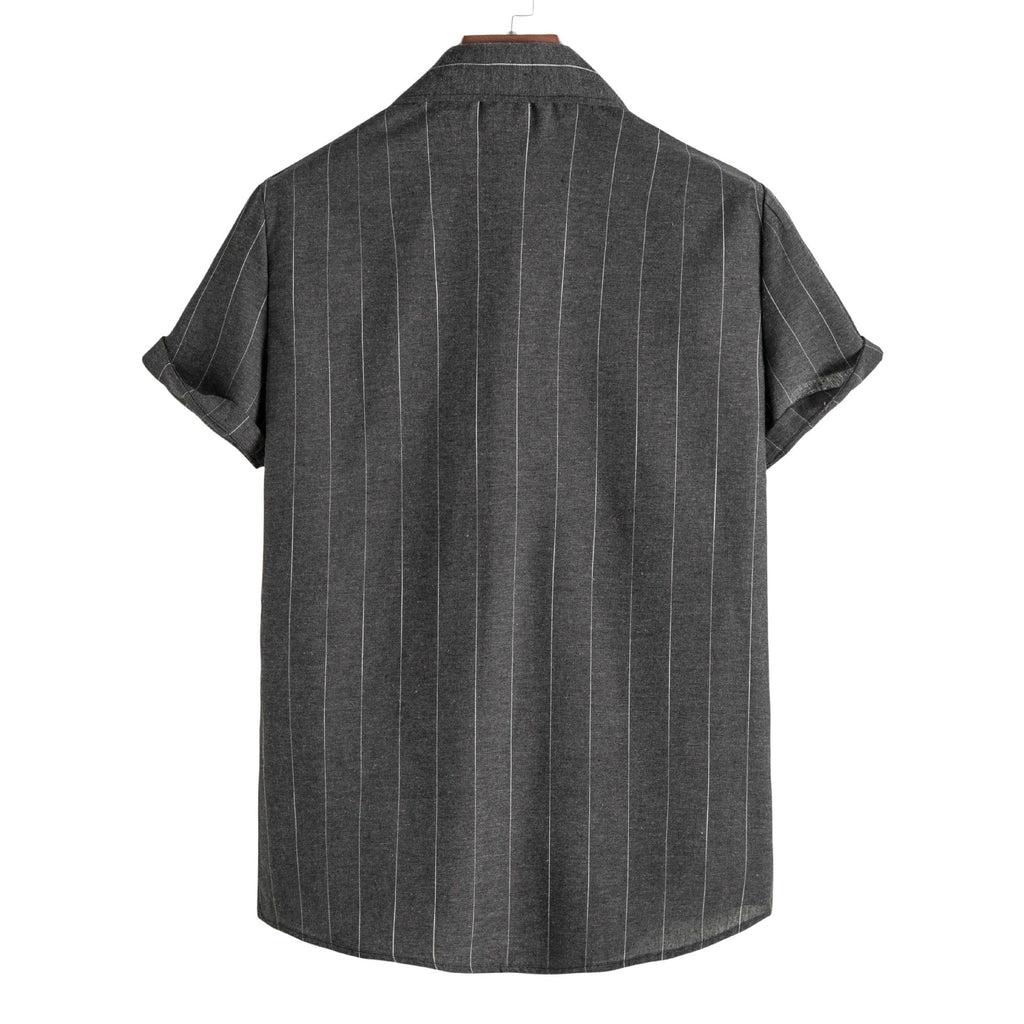 Men's Striped Cotton Shirt HARTTMAN HT401