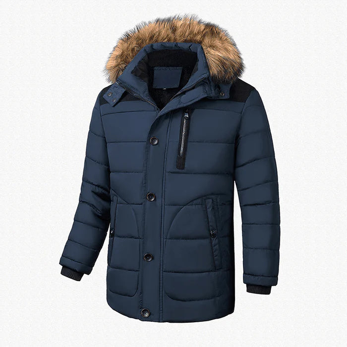 Men's Quilted Jacket HARTTMAN HT117 in Blue