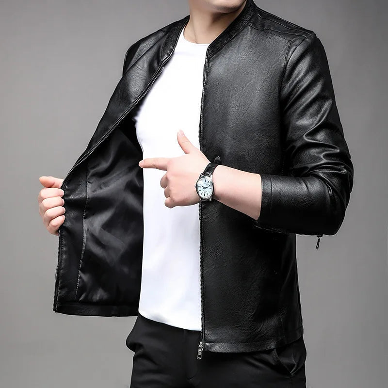Men's Leather Jacket HARTTMAN HT169