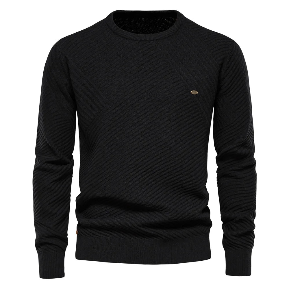 Men's Wool Sweater HARTTMAN HT175 in Black
