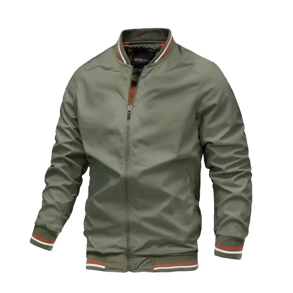 Men's Casual Jacket with Zips HARTTMAN HT039 in Green
