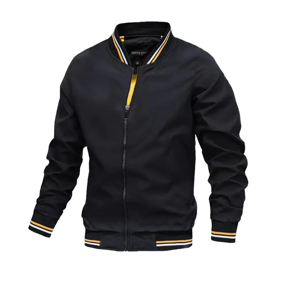 Men's Casual Jacket with Zips HARTTMAN HT039 in Black