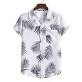 Men's Printed Shirt HARTTMAN HT398 in White