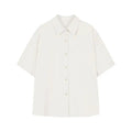 Men's Oversized Linen Shirt HARTTMAN HT345 in White