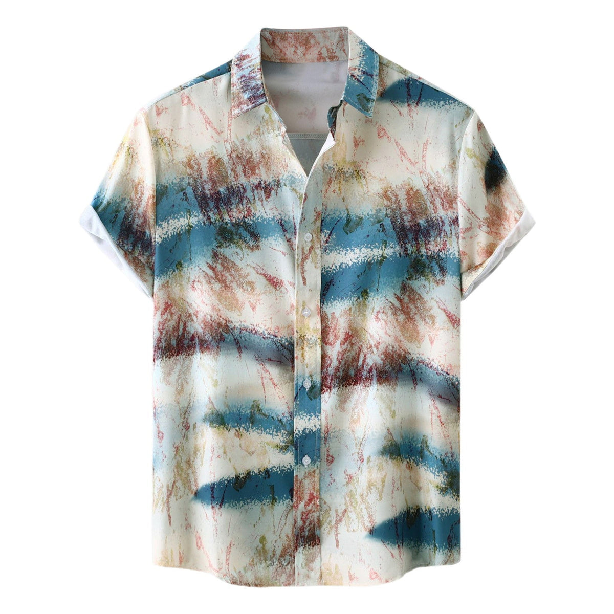 Men's Printed Shirt HARTTMAN HT391 in White