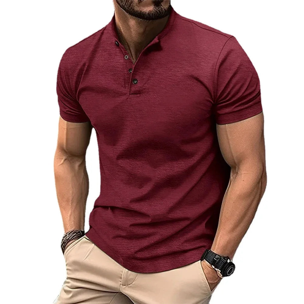 Men's Cotton Polo Shirt HARTTMAN HT105 in Red
