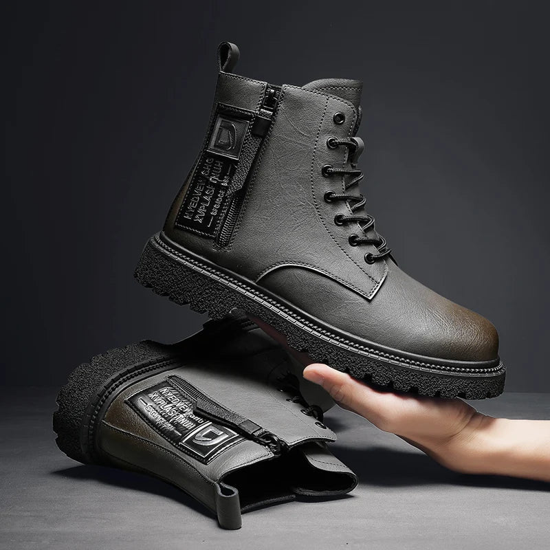 Men's Leather Boots HARTTMAN HT044