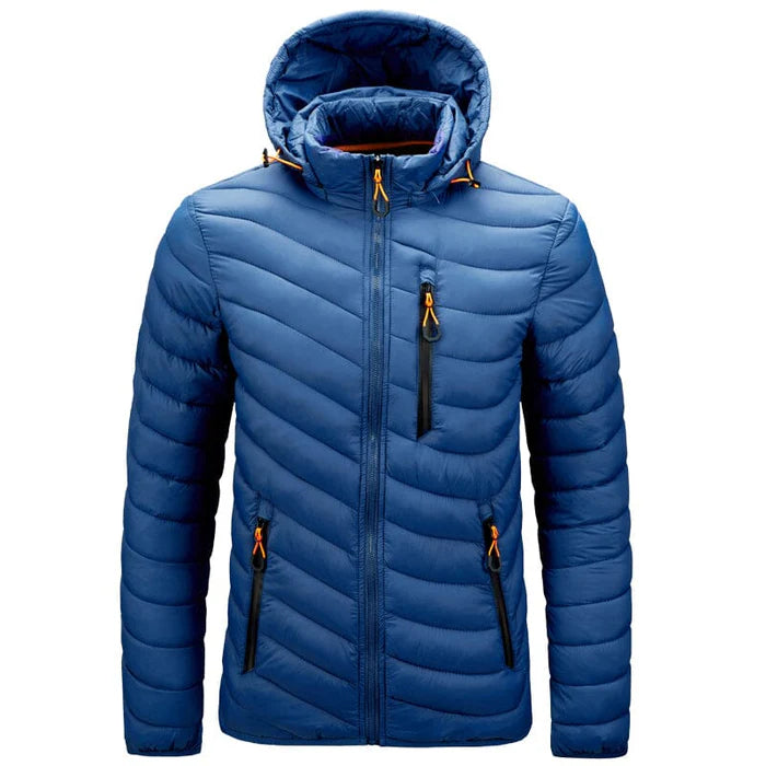 Men's Puffer Jacket HARTTMAN HT090, Withstands Down to -10°C in Blue